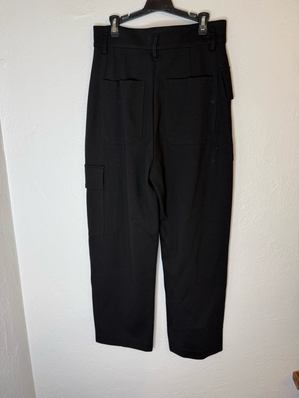 Pinko Perlita Pantalone Black Wide-Leg Cargo Pants New With Tags Size US 6 - Picture 7 of 15